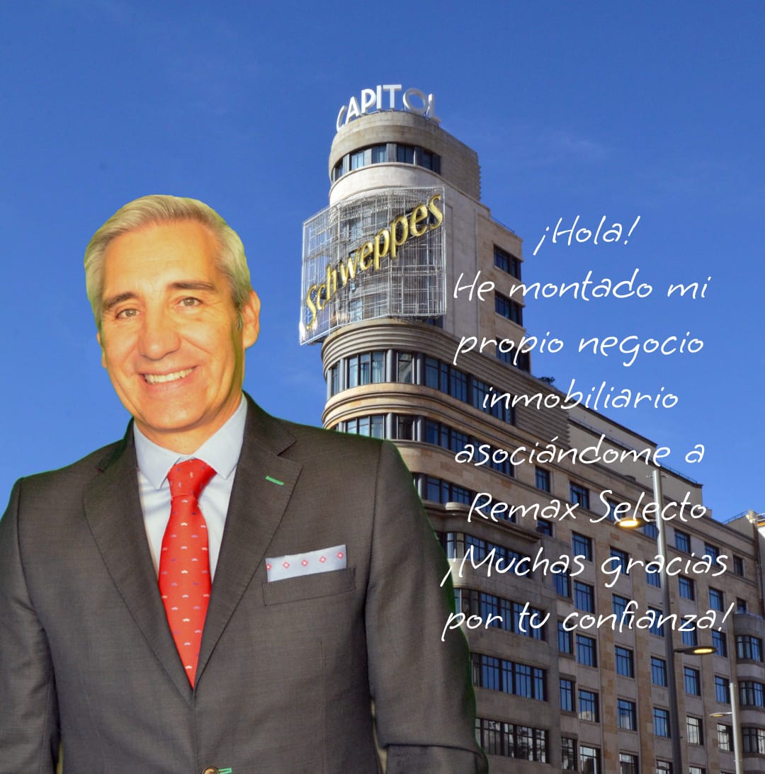 Jaime Alvear agente asociado Remax selecto - Mi Nuevo Camino como Agente inmobiliario en Madrid